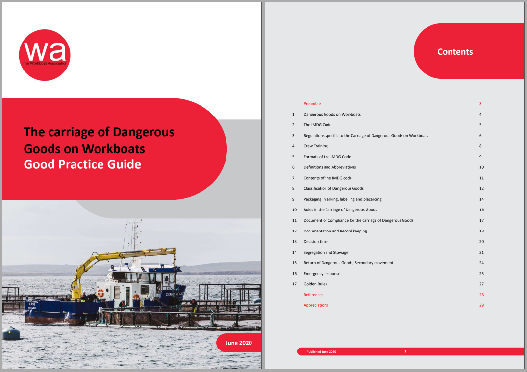 Launch of: Carriage of Dangerous Goods on Workboats GPG
