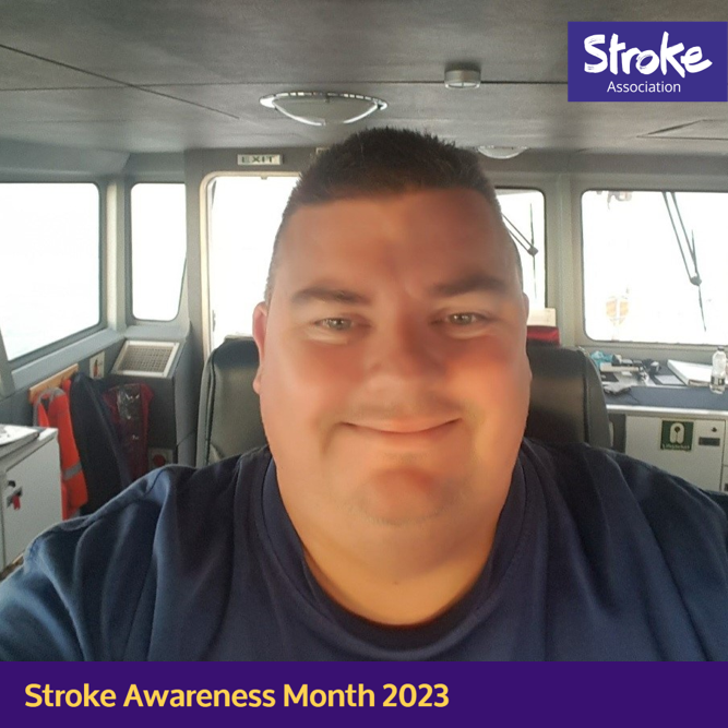 Workboat Master, Lee Woodward shares his story to raise attention to Stroke Awareness Month – May 2023